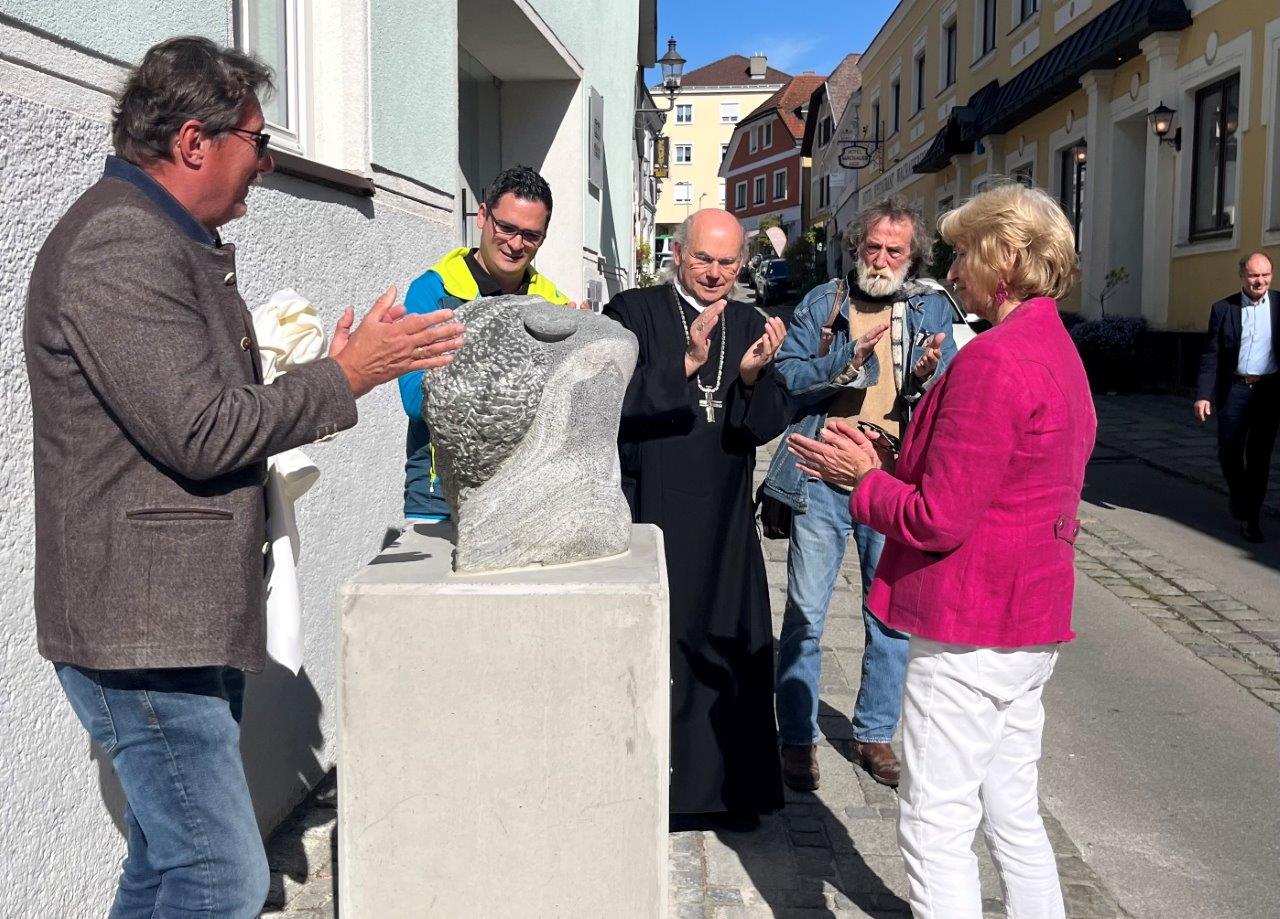 Enthüllung Skulptur Symphonie in Melk 2024